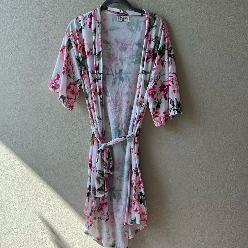 Show Me Your MuMu Pink Floral Robe